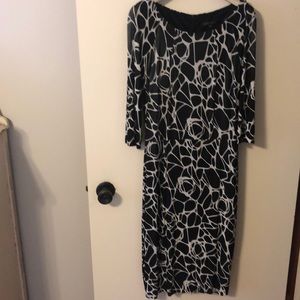 David Meister mid-length dress